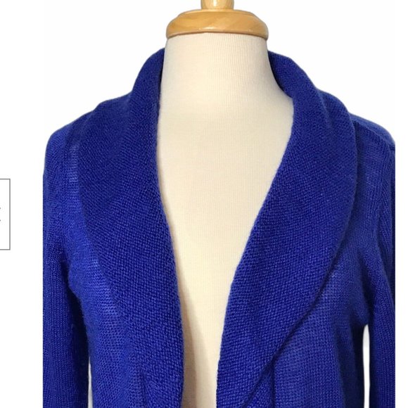 Chico's Womens Blue Long Sleeve Cardigan (16 / XL) - Picture 4 of 5